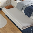 AFI Twin Size Solid Hardwood Mid-Century Modern Trundle in White