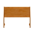AFI Casanova Full Solid Wood Panel Headboard in Light Toffee