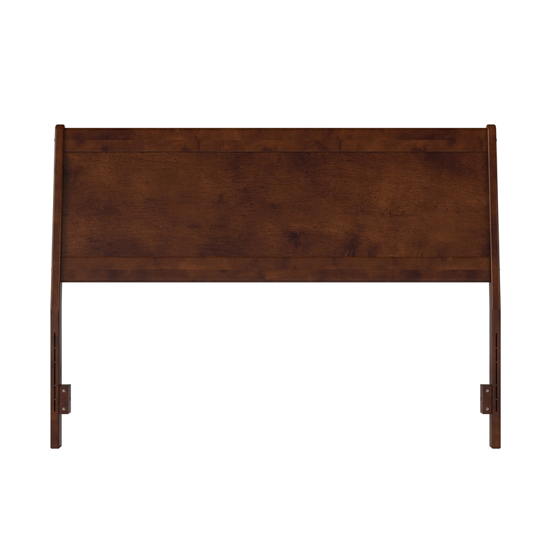 AFI Casanova Queen Sized Solid Hardwood Panel Headboard in Walnut Brown