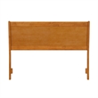 AFI Casanova Queen Solid Wood Panel Headboard in Light Toffee