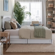 Everett Full Wood Platform Bed with Panel Footboard and Storage Drawers in White