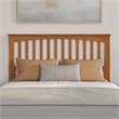 Everett Queen Platform Bed with Panel Footboard & TXL Trundle in Light Toffee