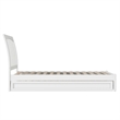Roslyn Twin XL Wood Platform Bed with Panel Footboard & Twin XL Trundle in White