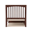 Roslyn Twin XL Wood Platform Bed with Panel Footboard &  Trundle in Walnut