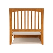 Roslyn Twin XL Platform Bed with Panel Footboard & TXL Trundle in Light Toffee
