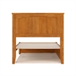 Malta Twin XL Platform Bed with Panel Footboard & TXL Trundle in Light Toffee