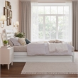 Emelie Twin XL Wood Platform Bed with Panel Footboard & Twin XL Trundle in White