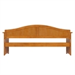 AFI Nantucket Mid-Century Solid Wood Twin Daybed in Light Toffee