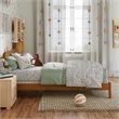 Orlando Twin Solid Wood Foundation Bed in Light Toffee