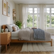 Orlando Full Solid Wood Foundation Bed in Light Toffee