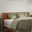 Orlando Queen Solid Wood Foundation Bed in Light Toffee
