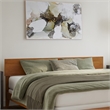 Orlando King Solid Wood Foundation Bed in Light Toffee