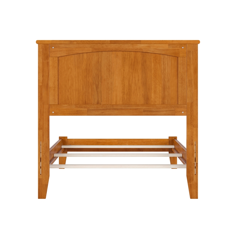 Nantucket Twin XL Solid Wood Foundation Bed in Light Toffee