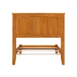 Nantucket Twin XL Solid Wood Foundation Bed in Light Toffee