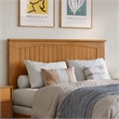 Nantucket Full Solid Wood Foundation Bed in Light Toffee