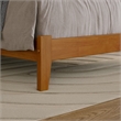 Nantucket Full Solid Wood Foundation Bed in Light Toffee