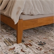 Nantucket Queen Solid Wood Foundation Bed in Light Toffee