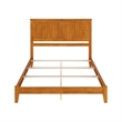 Nantucket Queen Solid Wood Foundation Bed in Light Toffee