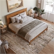 Nantucket King Solid Wood Foundation Bed in Light Toffee