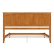 Nantucket King Solid Wood Foundation Bed in Light Toffee