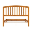Richmond Full Solid Wood Foundation Bed in Light Toffee