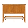 Nantucket Full Solid Wood Low Profile Platform Bed in Light Toffee