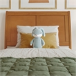 Portland Full Solid Wood Low Profile Platform Bed in Light Toffee