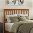 Mission Queen Solid Wood Low Profile Platform Bed in Light Toffee