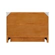 Tucson Full Wood Murphy Bed Chest with Mattress Drawer & Charger in Toffee