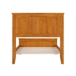 Nantucket Twin XL Low Profile Platform Bed w/Matching Footboard in Light Toffee