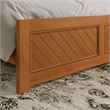 Berkshire Queen Low Profile Platform Bed with Matching Footboard in Light Toffee
