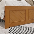 Canyon Twin XL Foundation Bed Frame with Matching Footboard in Light Toffee