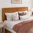 Canyon King Foundation Bed Frame with Matching Footboard in Light Toffee