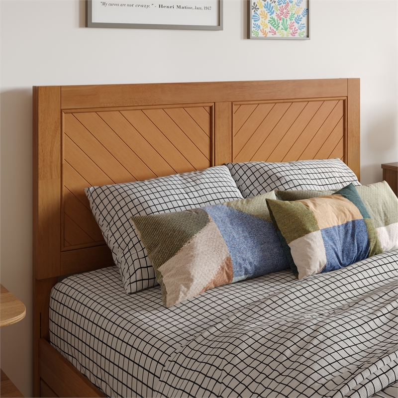 Canyon Full Wood Headboard in Light Toffee