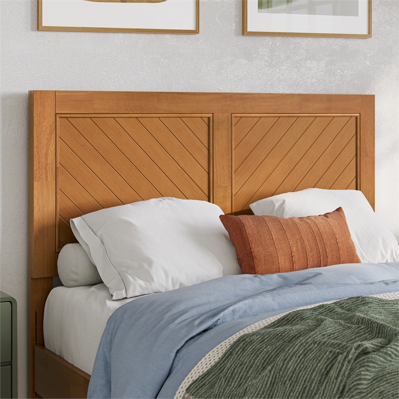 Canyon Full Wood Headboard in Light Toffee