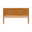 Canyon King Wood Headboard in Light Toffee
