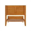 Canyon Twin Foundation Bed Frame with Matching Footboard in Light Toffee