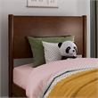 Pasadena Twin Solid Wood Panel Headboard in Walnut
