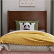 Pasadena Twin Solid Wood Panel Headboard in Walnut