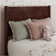 Pasadena Twin Solid Wood Panel Headboard in Walnut