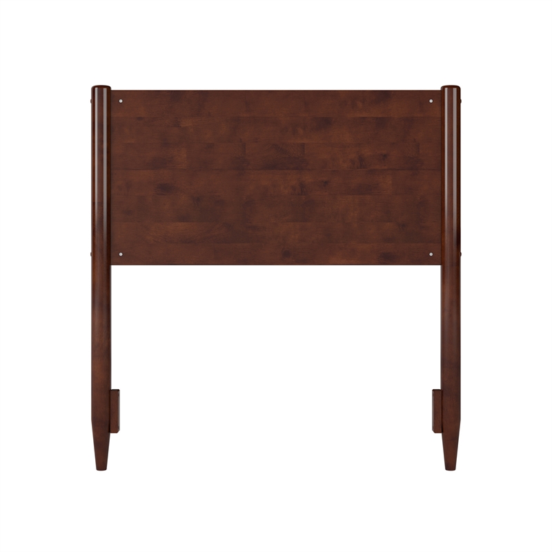 Pasadena Twin Solid Wood Panel Headboard in Walnut