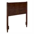 Pasadena Twin Solid Wood Panel Headboard in Walnut