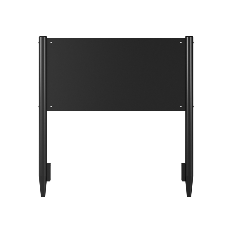 Pasadena Twin Wood Panel Headboard in Black