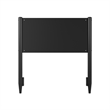Pasadena Twin Wood Panel Headboard in Black