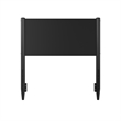 Pasadena Twin Wood Panel Headboard in Black