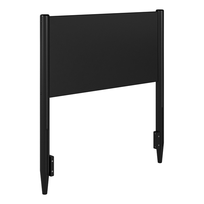 Pasadena Twin Wood Panel Headboard in Black