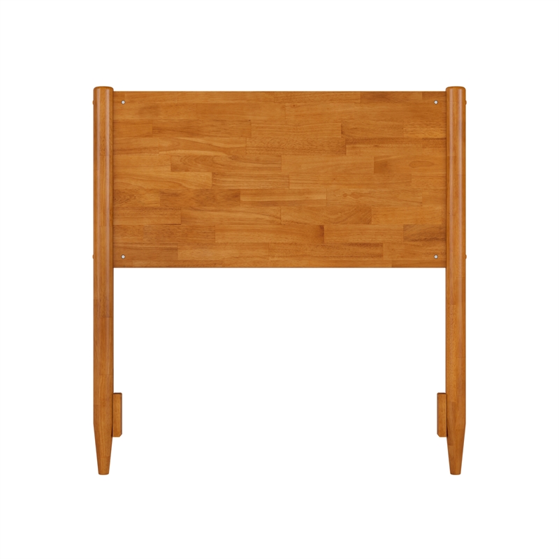 Pasadena Twin Solid Wood Panel Headboard in Light Toffee