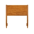 Pasadena Twin Solid Wood Panel Headboard in Light Toffee