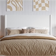Pasadena Full Solid Wood Panel Headboard in White