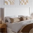 Pasadena Full Solid Wood Panel Headboard in White